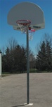 SINGLE OR DOUBLE SIDED OUTDOOR BASKETBALL BACKSTOP (POLE ONLY)