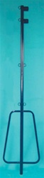 COMBINATION STEEL CENTRE POST 1 7/8" O.D. WITH PULLEYS AND EYE HOOKS